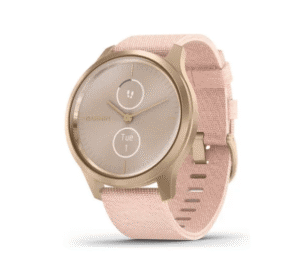 Reloj Garmin Vivomove Style, WW, Champagne-Dust Rose, Fabric