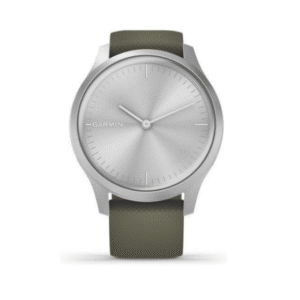Reloj Garmin Vivomove Style, WW, Silver-Moss Green, Silicone  