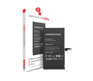 Bateria Iphone 15 Ampsentrix Plus Auto Programable