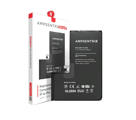 Bateria Iphone 14 Pro Ampsentrix Plus Extended Auto Programable