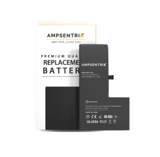 Bateria Iphone XS Ampsentrix c/flex