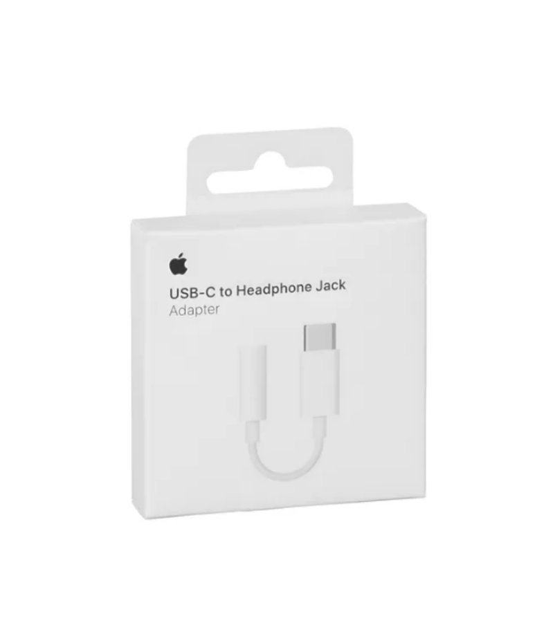 Adaptador Auriculares Jack 3,5mm a Tipo C Apple