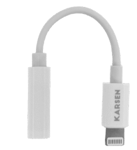 Adaptador Auriculares 3,5mm a Lightning Karsen