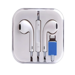 Auriculares Iphone Lightning caja acrilico