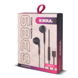 Auriculares Tipo C Soul S389 Negro