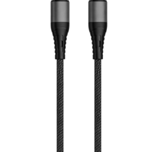 Cable Tipo C a Tipo C Mallado 60W Negro