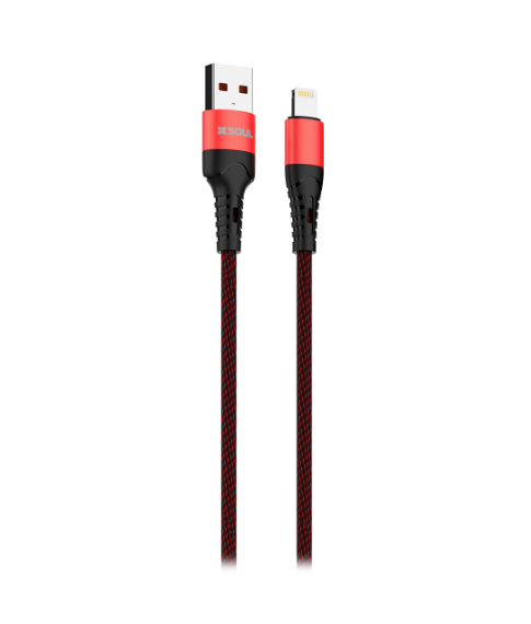 Cable Tipo C a Tipo C Mallado 60W Rojo