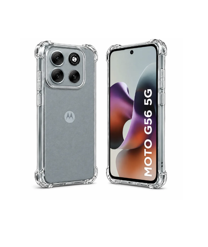 Tpu Moto G56 Transparente Antigolpe