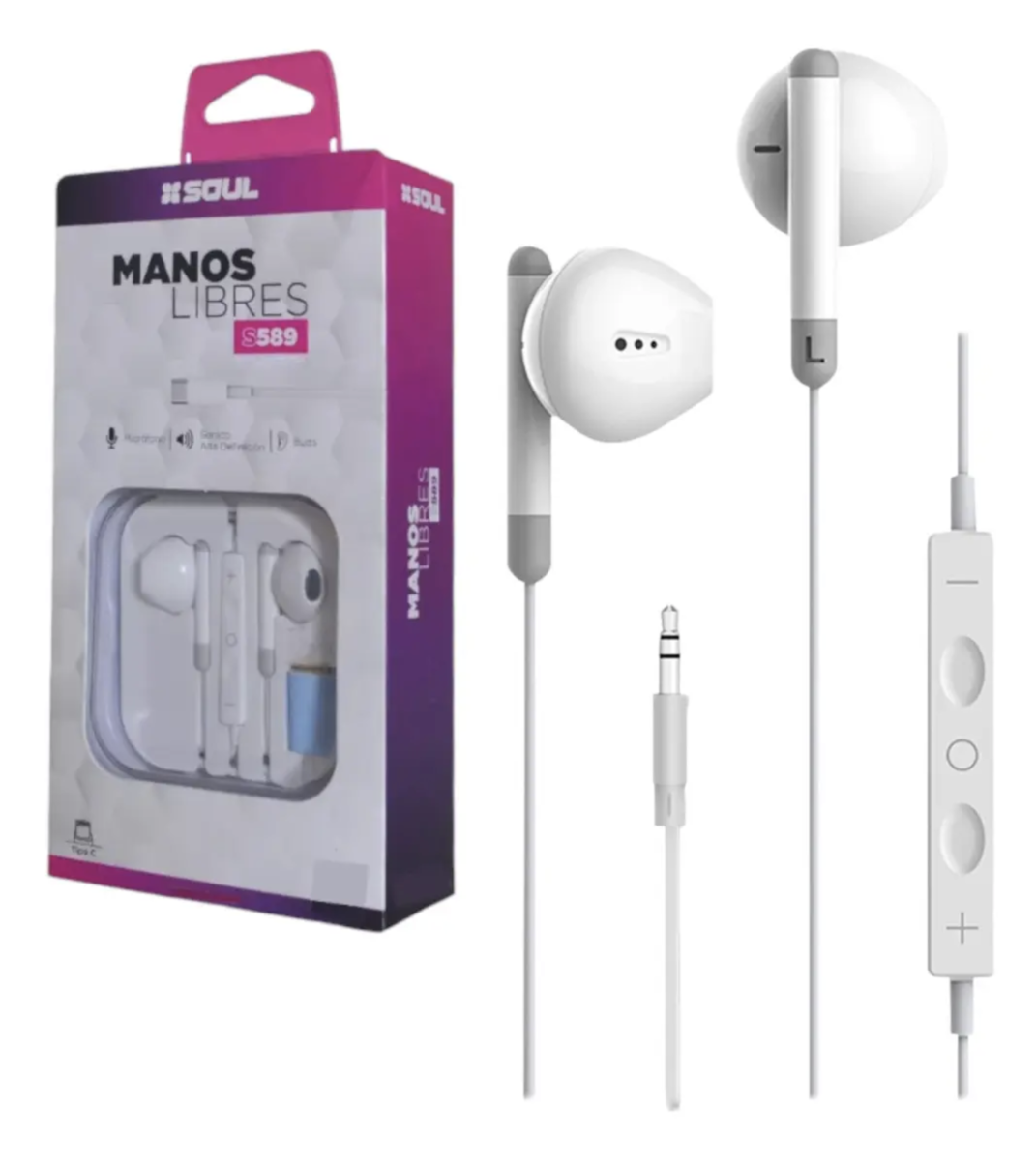 Auriculares Soul S589 3,5mm